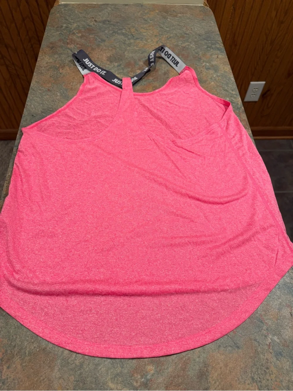 Nike Women's Bright Pink Performance Tank with Branded Straps